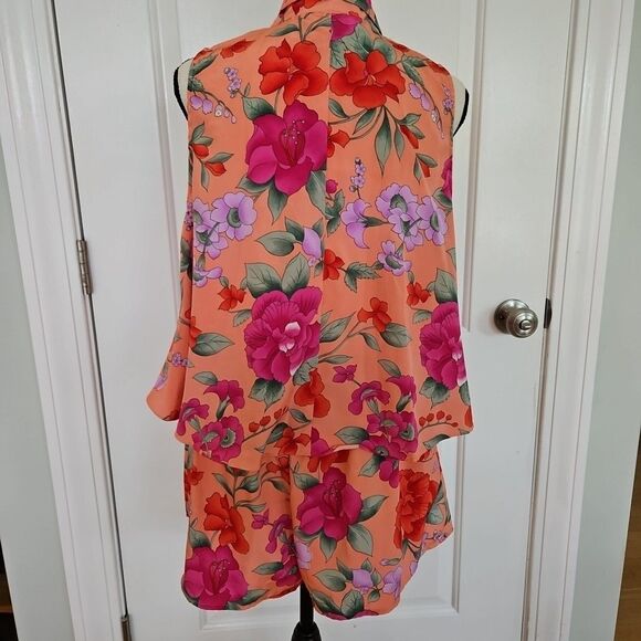 Vintage Victoria’s Secret Set 2pc Gold Label Camisole Top Crop & Shorts PJ Sz M - Picture 3 of 12